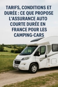 prix assurance temporaire camping car